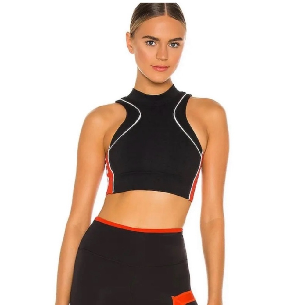 Black and Red High-Neck tank with Racerback
FP Movement